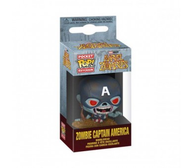 Key Funko POP! Marvel Zombie: Zombie Captain America