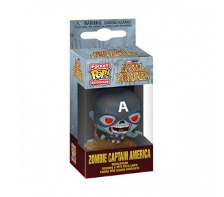 Key Funko POP! Marvel Zombie: Zombie Captain America