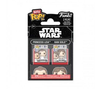 Funko Bitty POP! Star Wars: Leila & Han Solo 2PK