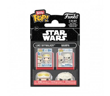 Funko Bitty POP! Star Wars: Luke Skywalker & Wampa 2PK