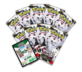 Estuche Entrenador juego cartas coleccionables White Flare Elite Trainer Box Pokemon ingles