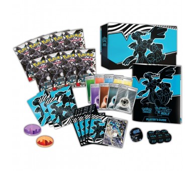 Estuche Entrenador juego cartas coleccionables Fulgor Negro Pokemon ingles
