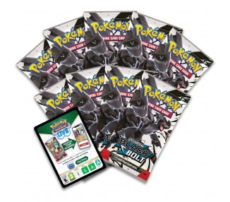 Estuche Entrenador juego cartas coleccionables Fulgor Negro Pokemon ingles
