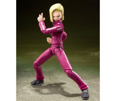 Figura Androide 18 Saga de la Batalla entre Universos Dragon Ball Super 14cm