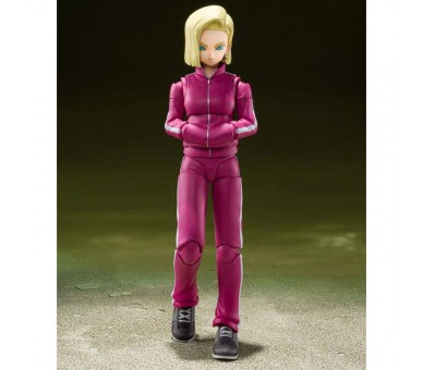 Figura Androide 18 Saga de la Batalla entre Universos Dragon Ball Super 14cm