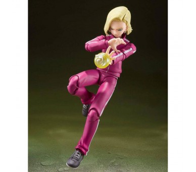Figura Androide 18 Saga de la Batalla entre Universos Dragon Ball Super 14cm
