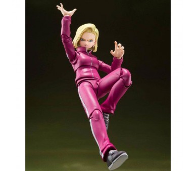 Figura Androide 18 Saga de la Batalla entre Universos Dragon Ball Super 14cm