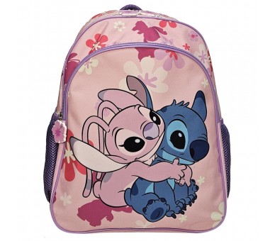 Mochila Angel & Stitch Disney 40cm