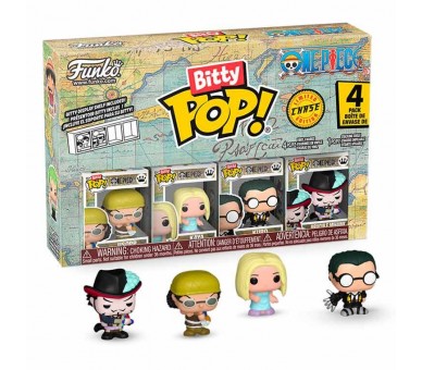 Blister 4 figuras Bitty POP One Piece Usopp