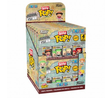 Blister 4 figuras Bitty POP One Piece surtido