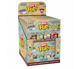 Blister 4 figuras Bitty POP One Piece surtido