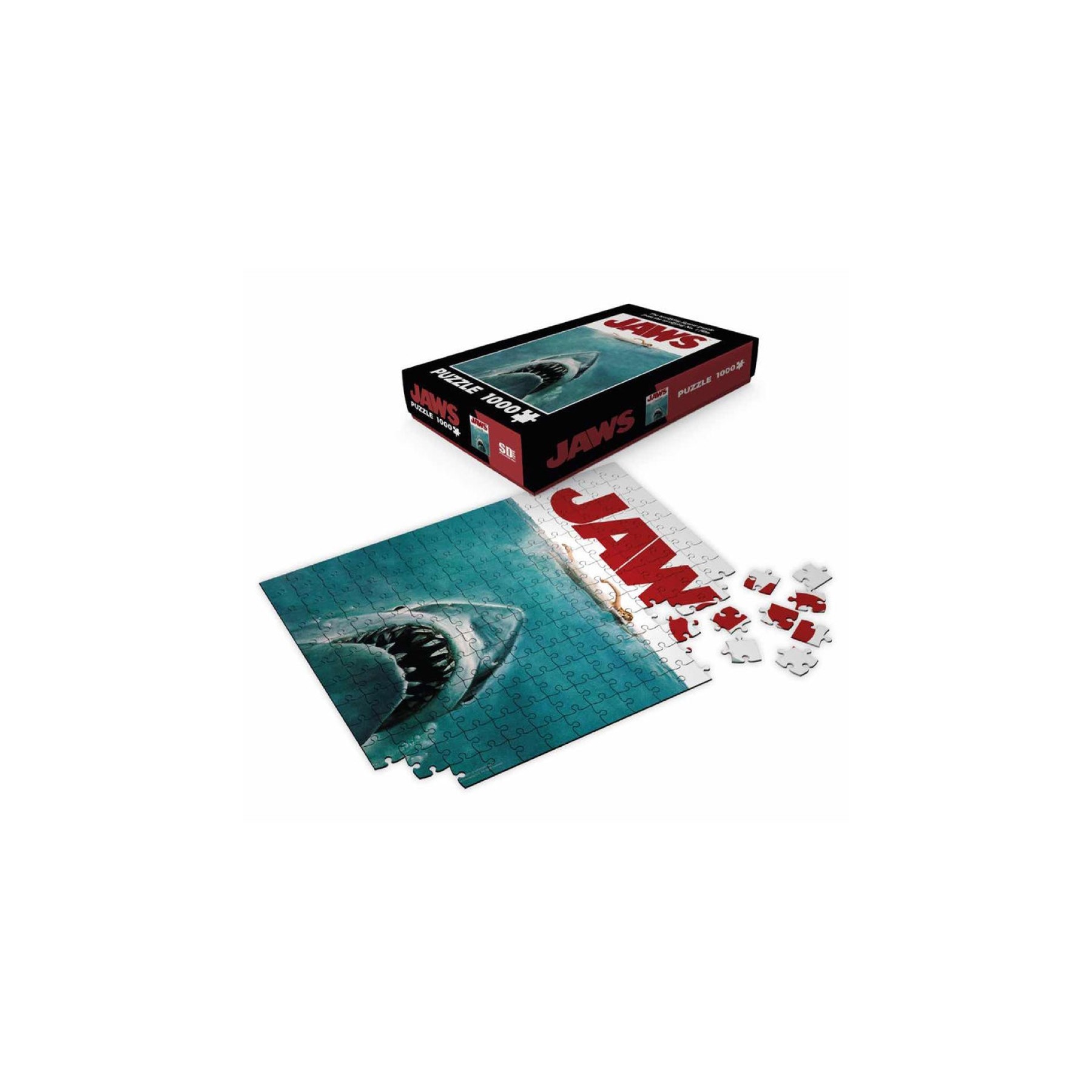 Puzzle poster pelicula Tiburon 1000pz