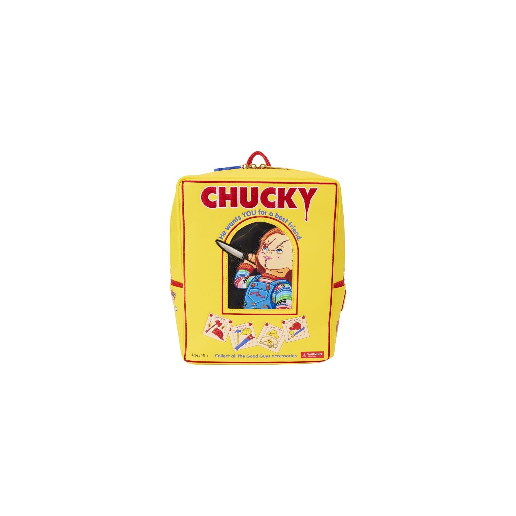 Mochila Childs Play Chucky Loungefly 28Cm