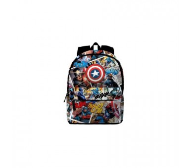 Mochila Comic Capitan America Marvel 35Cm
