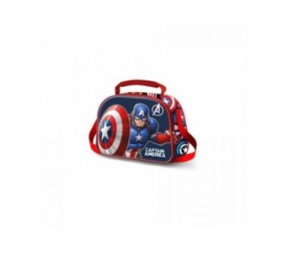 Bolsa Portameriendas 3D Patriot Capitan America Marvel