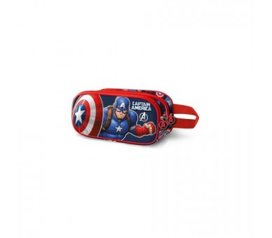 Portatodo 3D Patriot Capitan America Marvel Doble