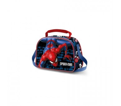 Bolsa Portameriendas 3D Wall Spiderman Marvel