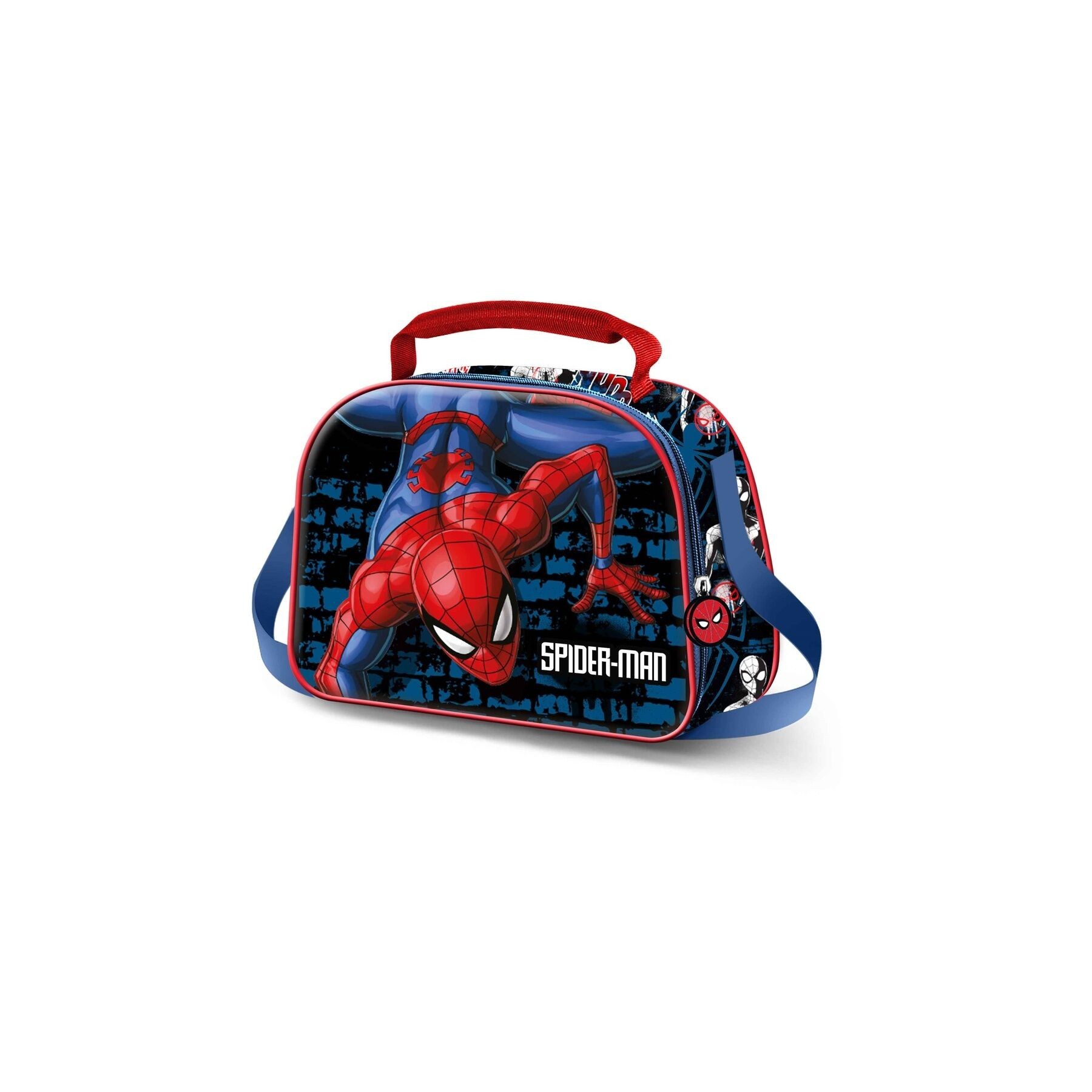 Bolsa Portameriendas 3D Wall Spiderman Marvel