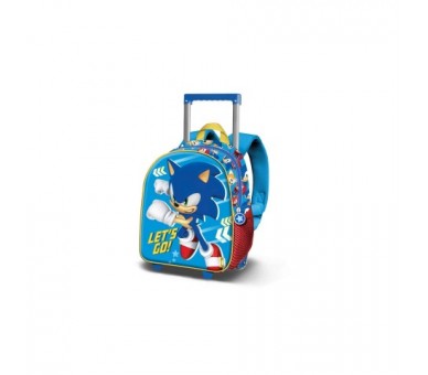 Trolley 3D Go Sonic The Hedgehog 34Cm