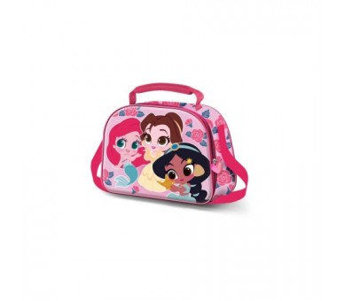 Bolsa Portameriendas 3D Flowers Princesas Disney