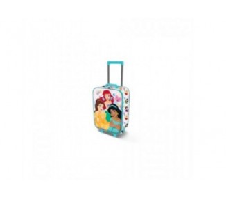 Maleta Trolley 3D Flowers Princesas Disney 52Cm