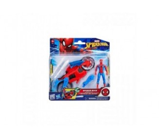 Moto Aracnida + Figura Spiderman Epic World Of Action Spider