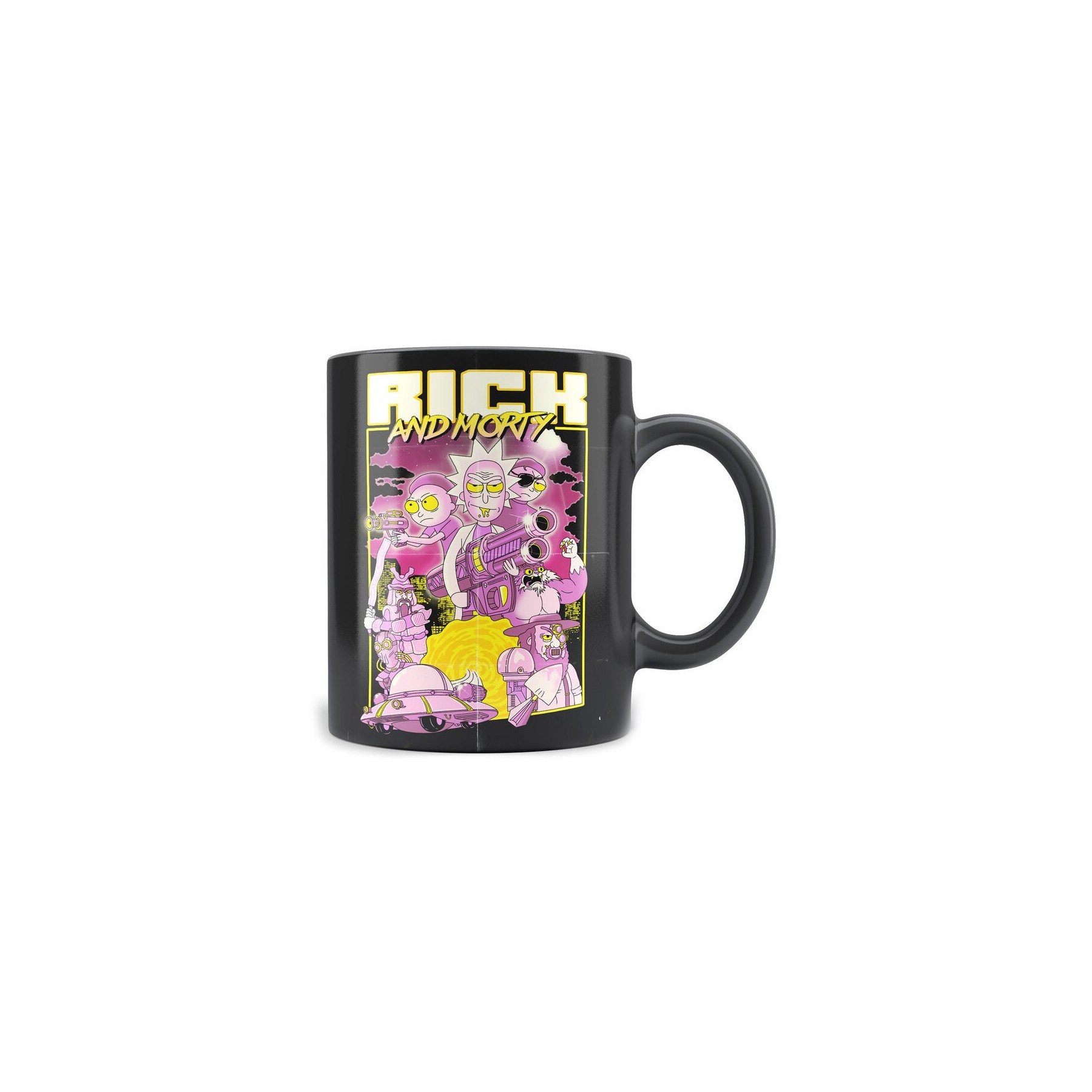 Taza Retro Poster Rick And Morty