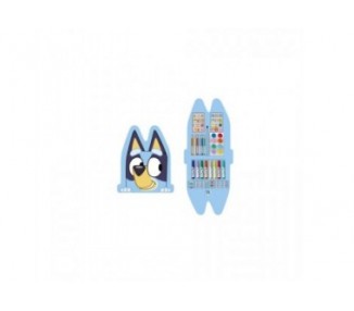 Set Papeleria Coloreable Bluey