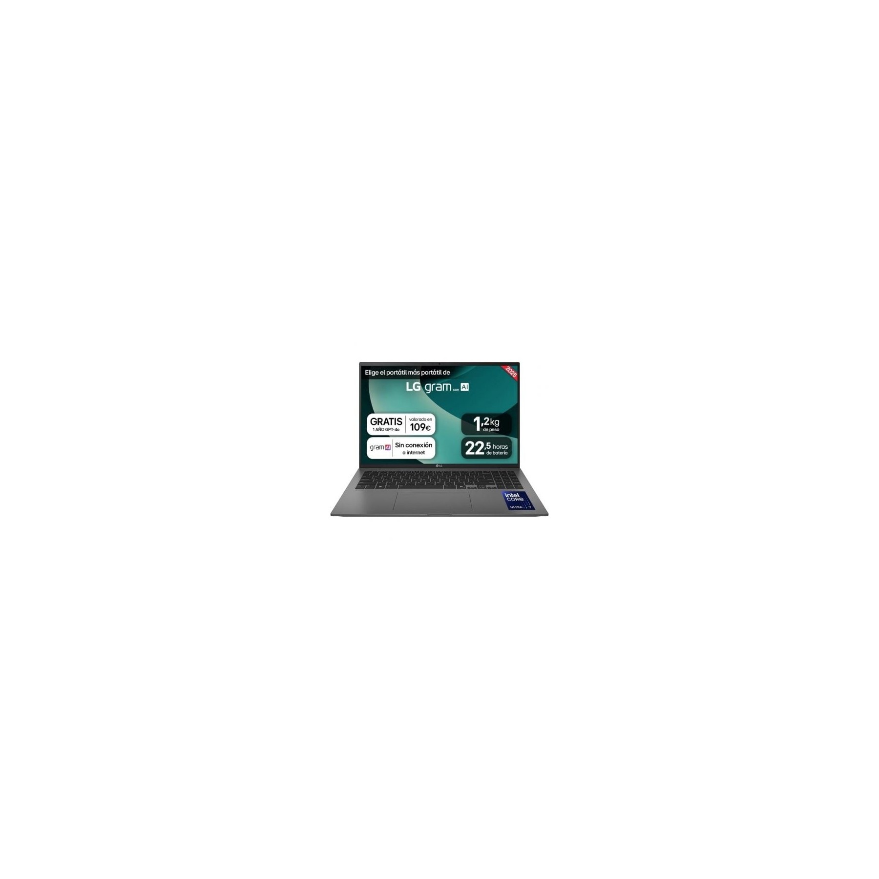 Portátil Lg Gram 16Zd90T-G.Ax78B Intel Core Ultra 7-255H/ 16