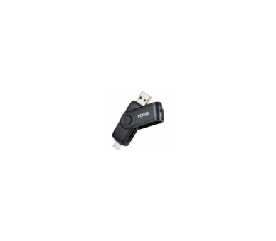 Lector De Tarjetas Externo Tooq Tqr-3003B/ Usb 2.0 Y Usb Tip