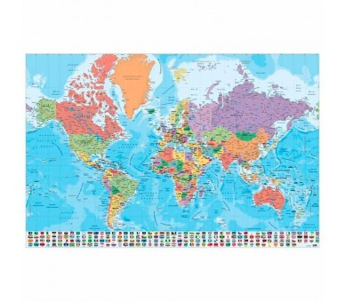 Poster Mapa del Mundo español