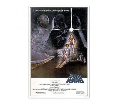 Poster Una Nueva Esperanza Episodio IV Star Wars