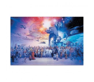Poster Legado Personajes Star Wars