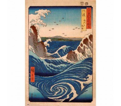 Poster Remolinos Utagawa Hiroshige