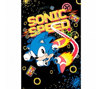 Poster Speed Sega Sonic the Hedgehog
