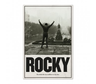Poster Una Oportunidad Entre un Millon Rocky Balboa