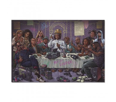Poster La Ultima Cena Hip Hop