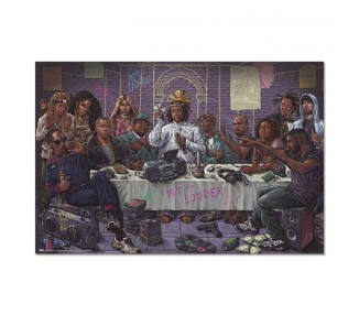 Poster La Ultima Cena Hip Hop