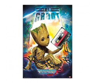 Poster Groot Guardianes de la Galaxia 2 Marvel