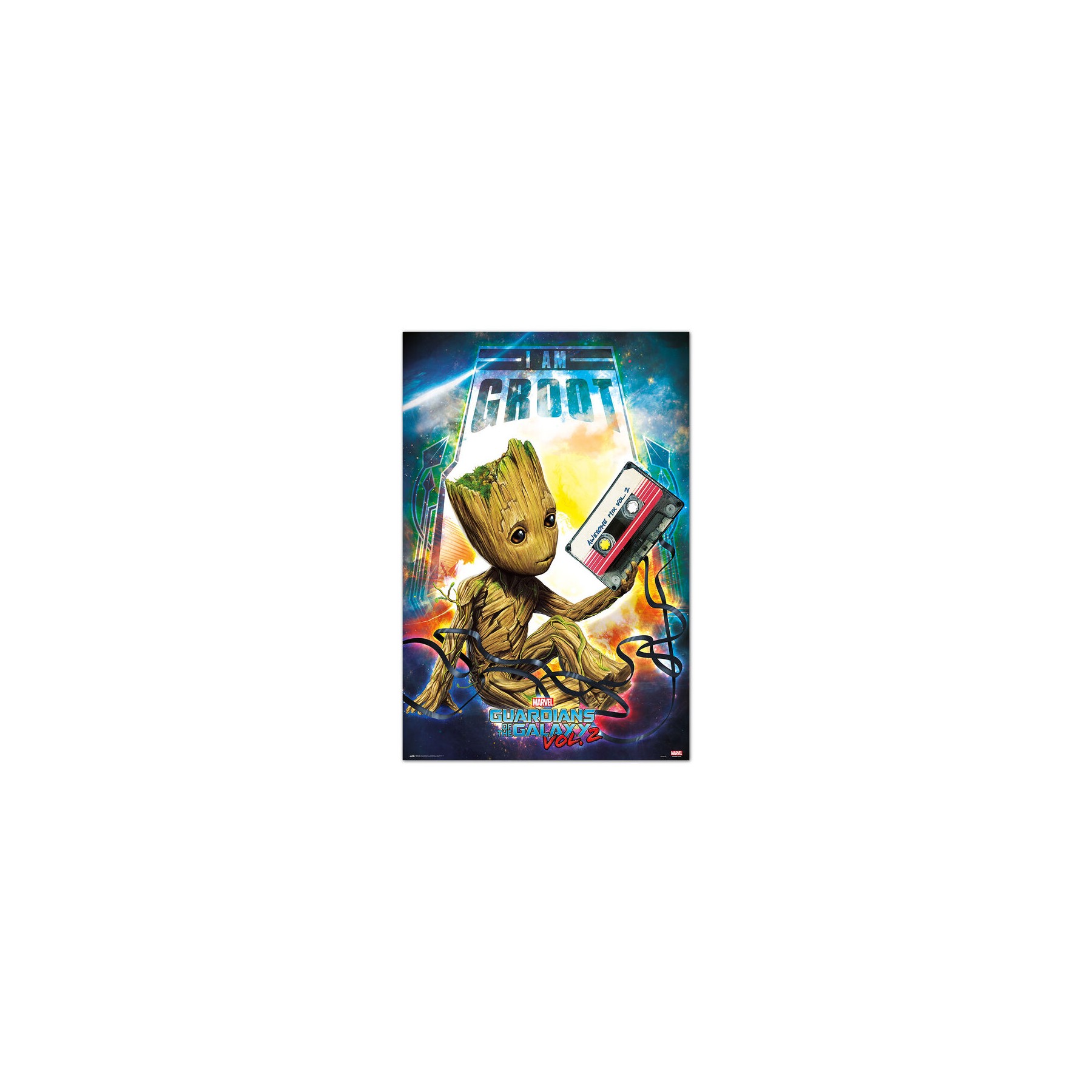 Poster Groot Guardianes de la Galaxia 2 Marvel