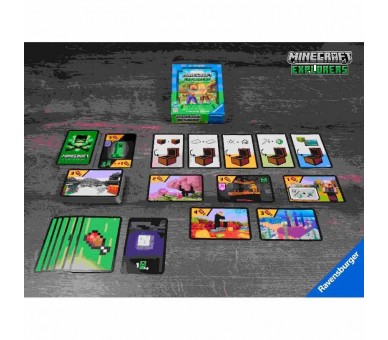 Juego cartas Explorers Minecraft español