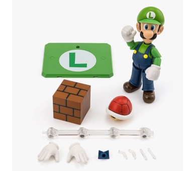 Figura S.H. Figuarts Luigi Super Mario Bros 10cm