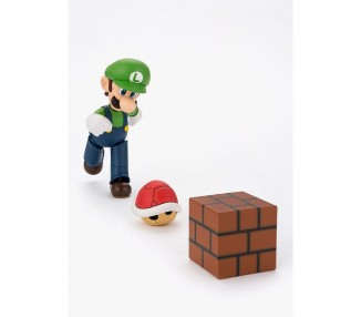 Figura S.H. Figuarts Luigi Super Mario Bros 10cm