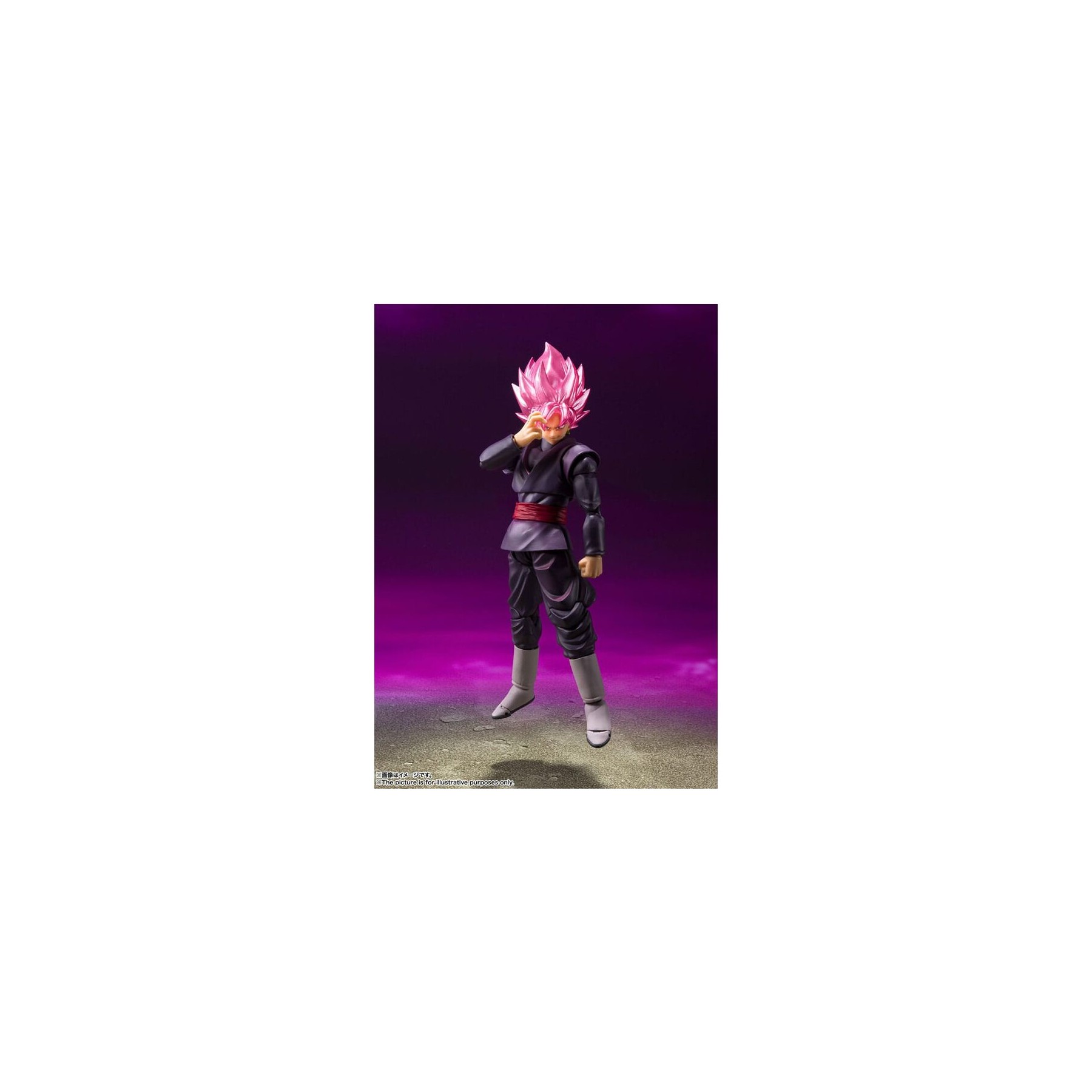 Figura S.H. Figuarts Goku Black Super Saiyan Rose Dragon Ball Super 14cm