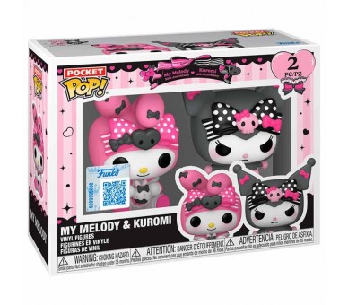 Blister 2 llaveros Pocket Pop My Melody & Kuromi Exclusive