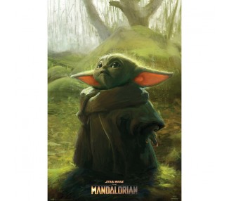 Poster Baby Yoda The Mandalorian Star Wars