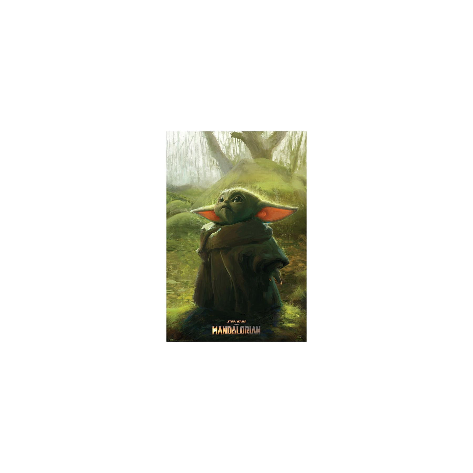 Poster Baby Yoda The Mandalorian Star Wars