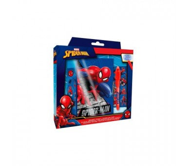 Diario + Boligrafo Magico Spiderman Marvel