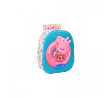 Mochila 3D Peppa Pig 33Cm