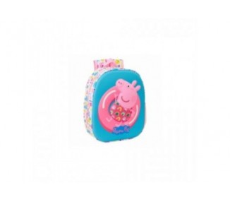 Mochila 3D Peppa Pig 33Cm